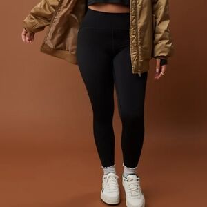 Offline by Aerie Black Real Luxe Street 7/8 Legging Size Small